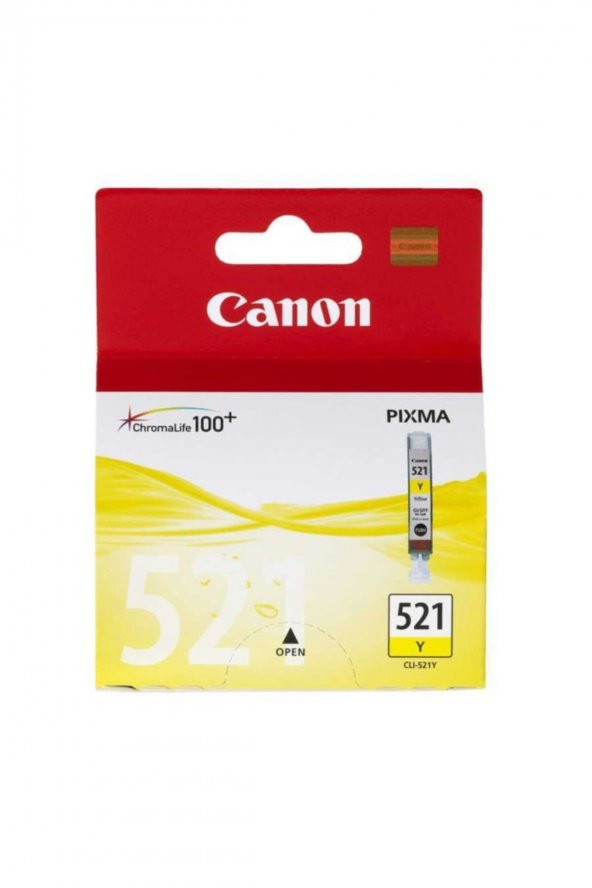 CANON CLI-521Y SARI ORJİNAL KARTUŞ- MP540/MP620/MP630 ürün görseli 1