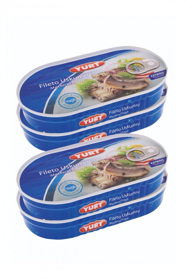 YURT - YAĞLI USKUMRU FİLETO 160 GR x 4 ADET ürün görseli 1