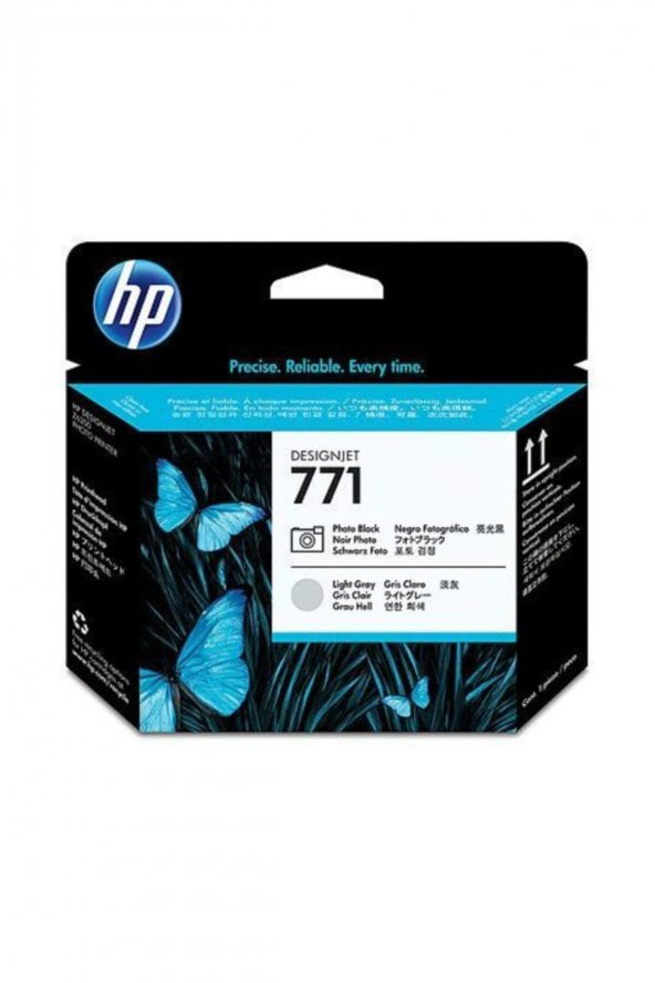 HP 771 CE020A FOTO SİYAH-AÇIK GRİ KAFA KARTUŞU-DesignJet Z6200 ürün görseli 1