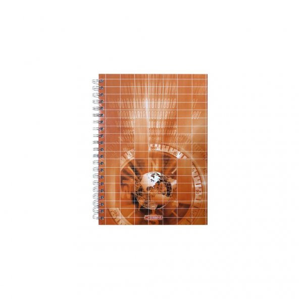 Özgün 20x28 Spiralli Sert Kapak Defter Çizgili 120 Yaprak 4 Renk Bölmeli ürün görseli 1
