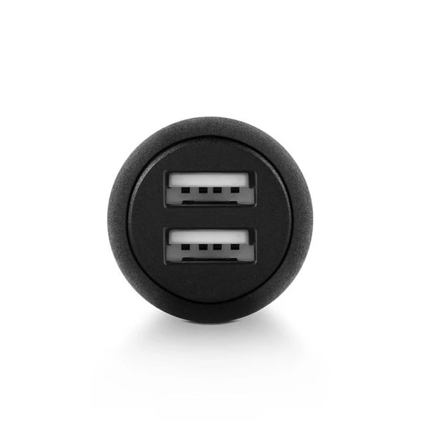 Ttec 2CKS21S SmartCharger Duo 3.1A Araç Şarj Aleti Çift USB Siyah ürün görseli 1