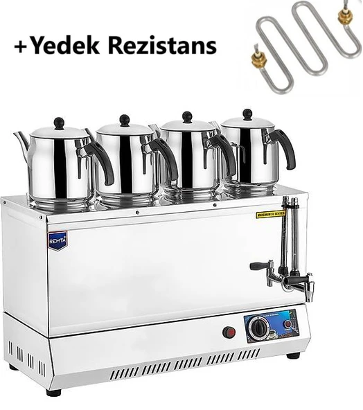 Remta Remta EP04 85 Model Dört Demlikli Elektrikli Çay Kazanı 43 LT + YEDEK REZİSTANS ürün görseli 1