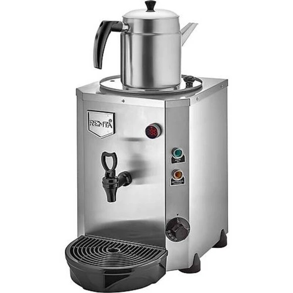 Remta Tek Demlikli 9 Lt Jumbo Çay Makinesi inox DE14 ürün görseli 1