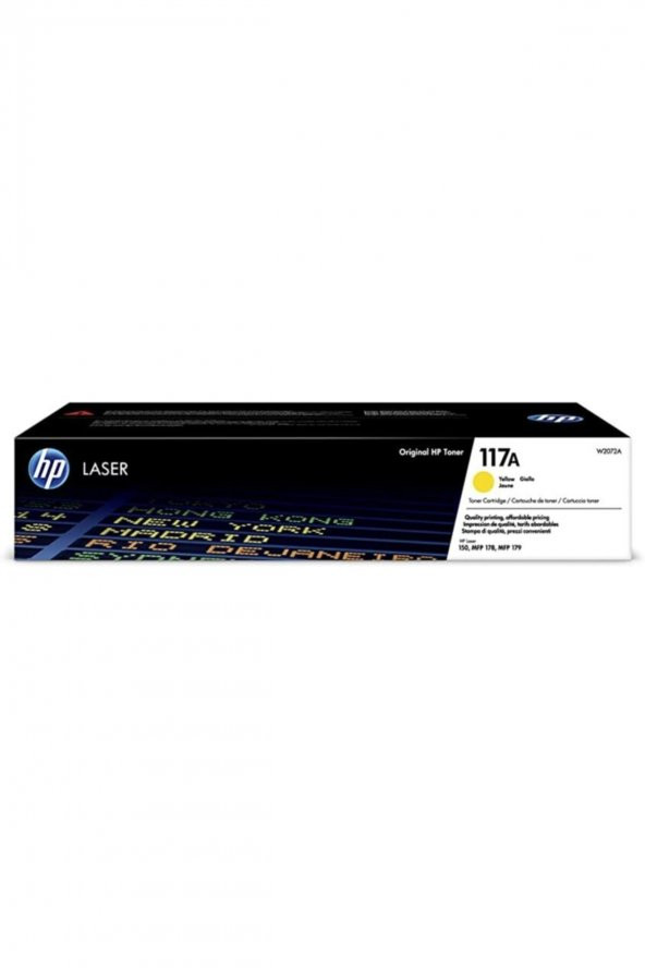 HP W2072A (117A) Sarı Orjinal Toner Laserjet MFP 178nw, 179nw, 150a, 150nw ürün görseli 1