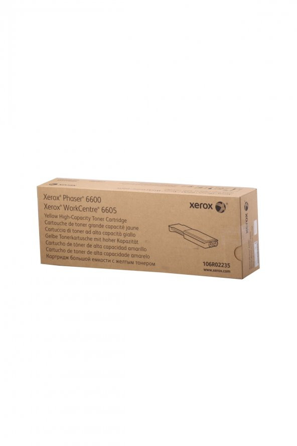Xerox 106R02235 Phaser 6600 / Workcentre 6605 Sarı Orjinal Toner Yüksek Kapasite ürün görseli 1
