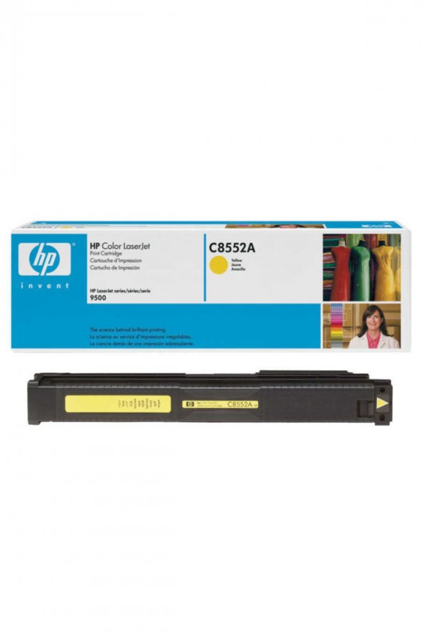 HP C8552A (822A) SARI ORJİNAL TONER - Laserjet 9500 Serisi (B) ürün görseli 1