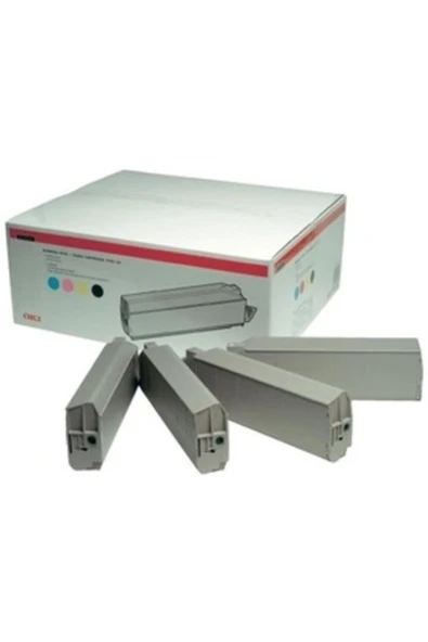 OKI C9300 / C9500 01101101 4lü Set TONER Sarı-Siyah-Kırmızı-Mavi ürün görseli 1