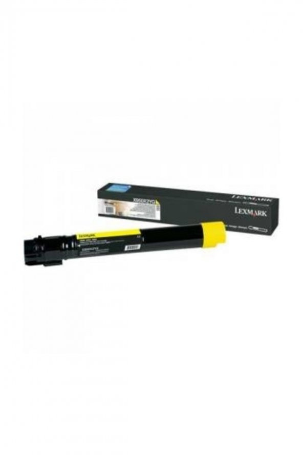 LEXMARK X950X2YG SARI ORJİNAL TONER - X950de / X952de / X954de ürün görseli 1