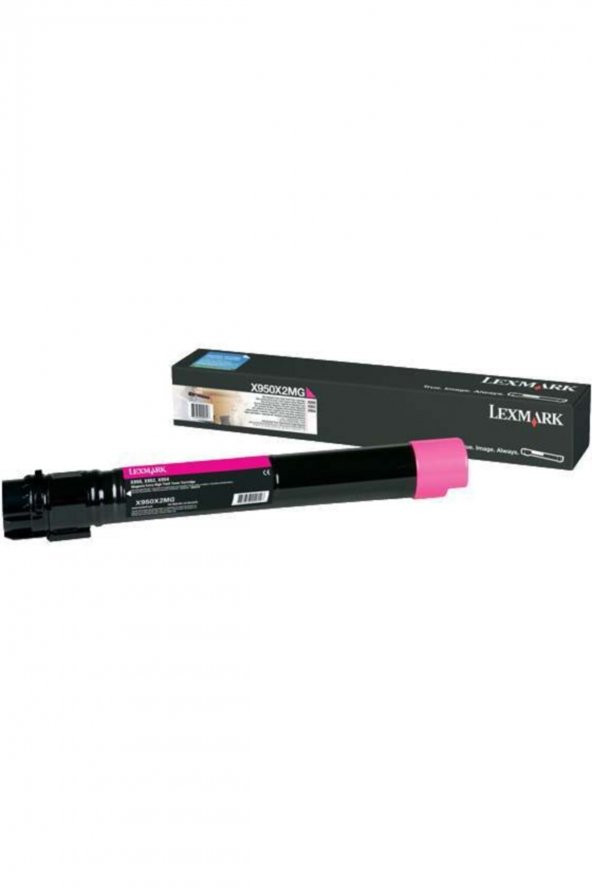 LEXMARK X950X2MG KIRMIZI ORJİNAL TONER - X950de / X952de / X954de ürün görseli 1