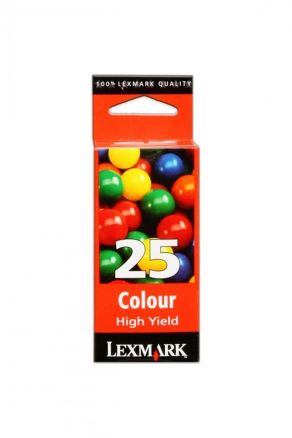 Lexmark 25 15M0125 Renkli Orjinal Kartuş F4270, P3120, P3140, X125, X4250, X4270 ürün görseli 1