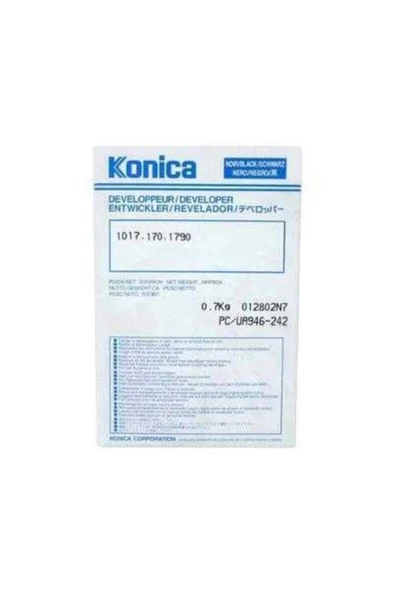 Konica Minolta 1017,170,1790 Developer (946-222) ürün görseli 1