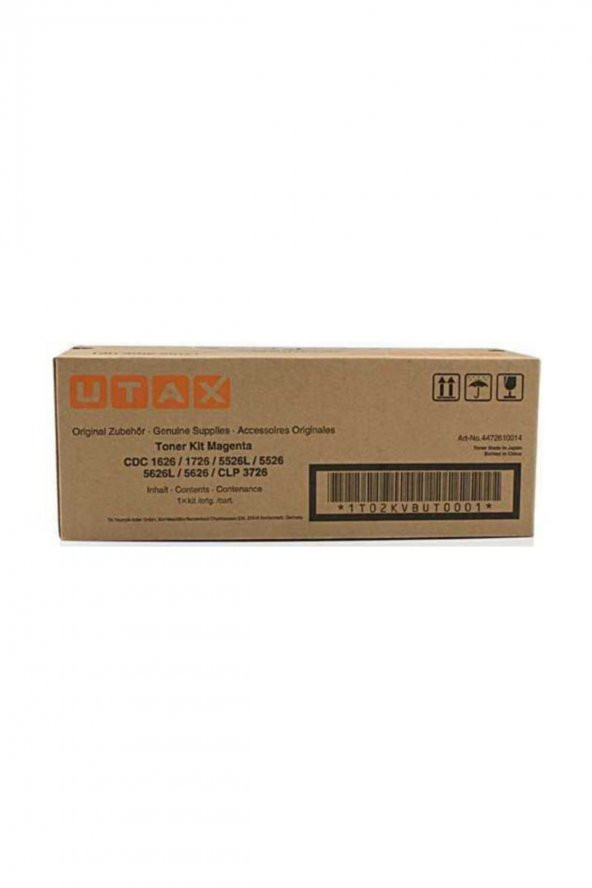 UTAX CLP-3726, CDC-1626 / 1726 / 5526L/ 5626 KIRMIZI ORJİNAL TONER Triumph Adler DCC-2626 / 2726 ürün görseli 1