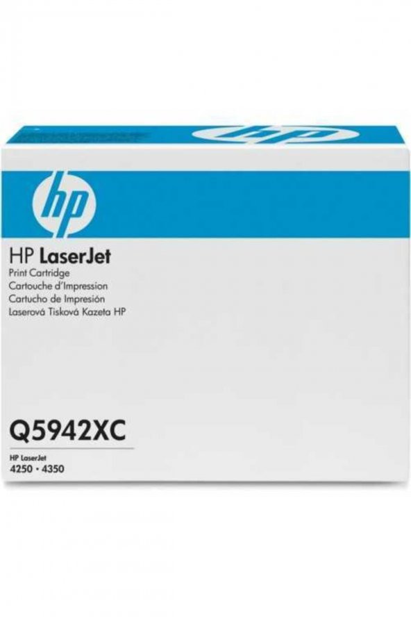 HP Q5942XC SİYAH ORJİNAL TONER HP Laserjet 4250, 4350 ürün görseli 1