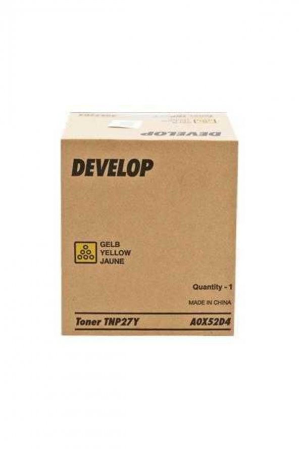 DEVELOP TNP27Y SARI ORJİNAL TONER Ineo +25 ürün görseli 1