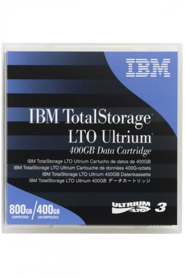 IBM 24R1922 LTO-3 Ultrium 3 400 GB / 800 GB Data Kartuşu 680m, 12.65mm ürün görseli 1