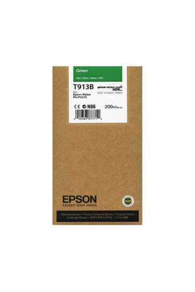 Epson T913B Yeşil Orjinal Kartuş Surecolor SC-P5000 / SC-P7000 ürün görseli 1