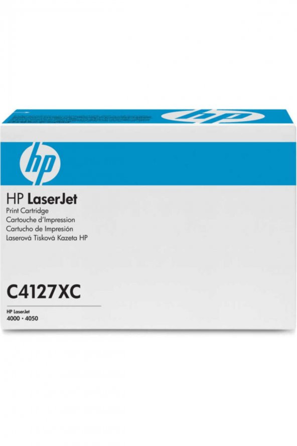 HP C4127XC (27X) SİYAH ORJİNAL TONER LaserJet 4000/4050 ürün görseli 1