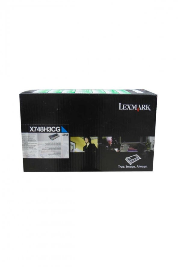 LEXMARK X748H3CG MAVİ ORJİNAL TONER  X748DE / X748DTE ürün görseli 1