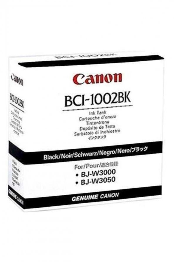 CANON BCI-1002BK SİYAH KARTUŞ W3000 / W3050 ürün görseli 1