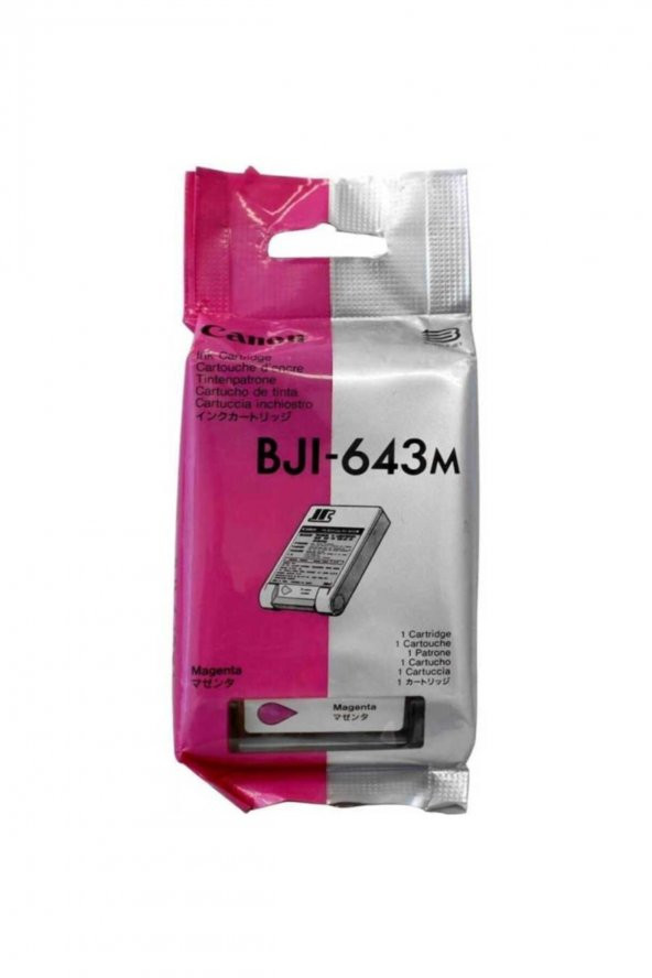 CANON BJI-643M KIRMIZI ORJİNAL KARTUŞ BJC-800/820/880 ürün görseli 1