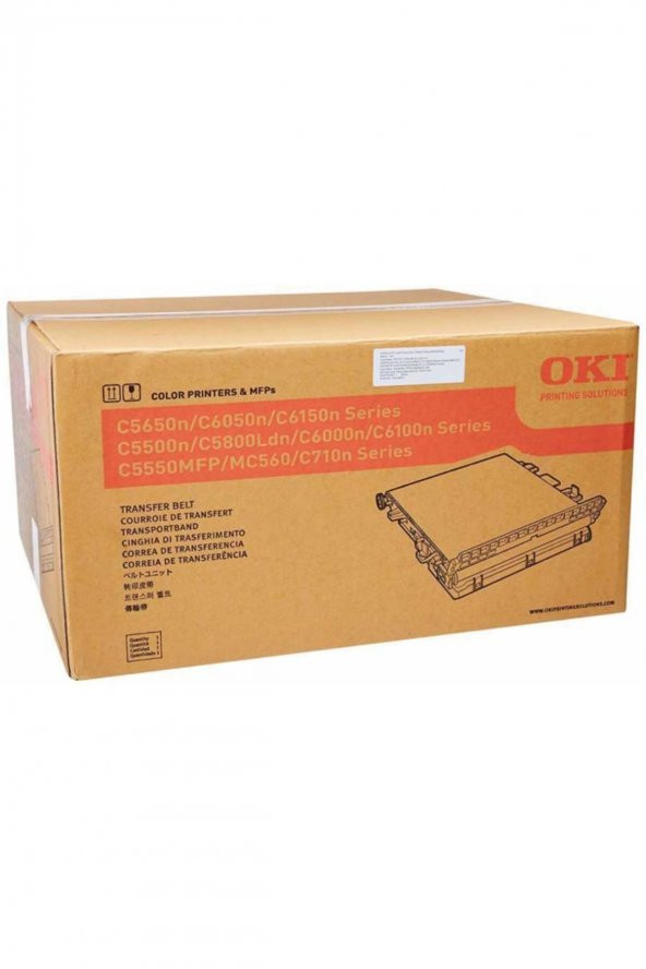 OKI 43363421 TRANSFER BELT - C5500 / 5650 / 5800 / 6000 / 6050 / 6100 / 6150 / C710 / MC560N ürün görseli 1