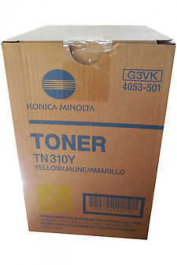 KONICA MINOLTA TN310Y ORJİNAL SARI TONER bizhub C350 / C351 / 450 ürün görseli 1