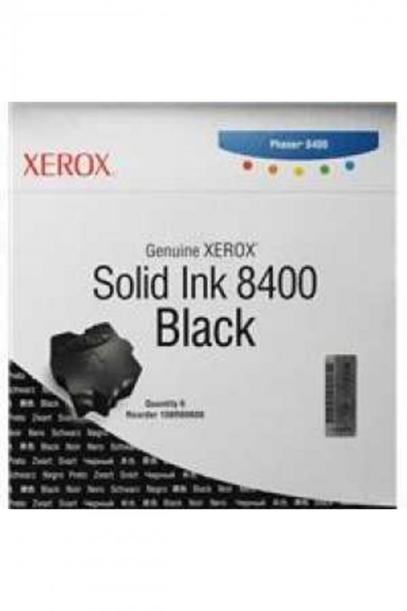XEROX 8400 108R00608 SİYAH 6lı KATI MÜREKKEP TONER ürün görseli 1