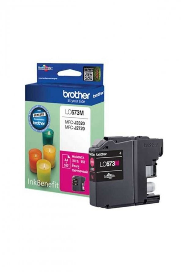 BROTHER LC673M KIRMIZI ORJİNAL KARTUŞ MFC-J2720 / MFC-J2320 ürün görseli 1