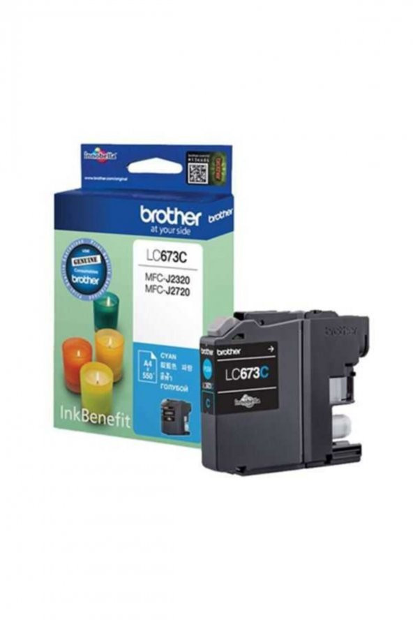 BROTHER LC673C MAVİ ORJİNAL KARTUŞ MFC-J2720 / MFC-J2320 ürün görseli 1