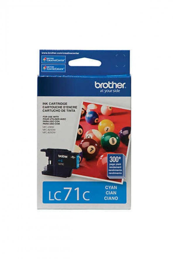 BROTHER LC71C MAVİ ORJİNAL KARTUŞ MFC-J280W / J425W / J625DW / J825DW ürün görseli 1