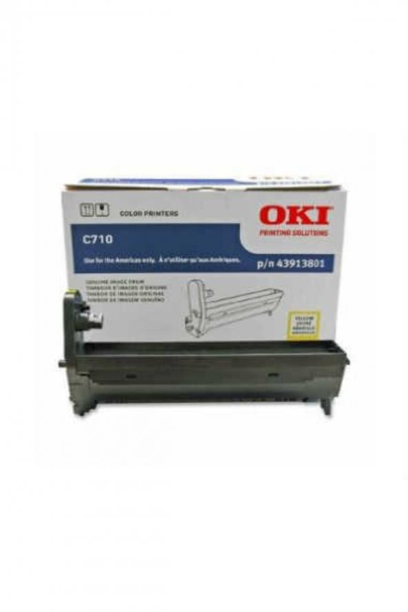 OKI C710 43913801 SARI ORJİNAL DRUM ÜNİTESİ ürün görseli 1