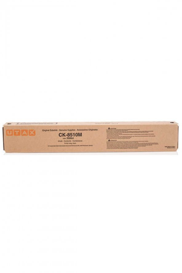 UTAX CK-8510M 2500ci KIRMIZI ORJİNAL FOTOKOPİ TONERİ 12,000 Sayfa (662511014) ürün görseli 1