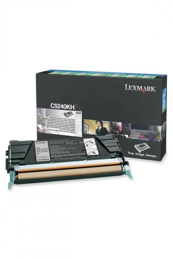 LEXMARK C5240KH SİYAH ORJİNAL TONER C524 / C534 ürün görseli 1