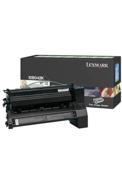 LEXMARK 10B042K SİYAH ORJİNAL TONER Yüksek Kapasite C750 / X750 ürün görseli 1