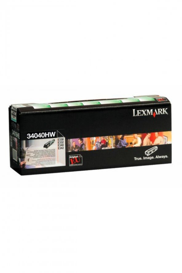 LEXMARK 34040HW ORJİNAL SİYAH TONER - LEXMARK E330 / E332 / E340 / E342 ürün görseli 1