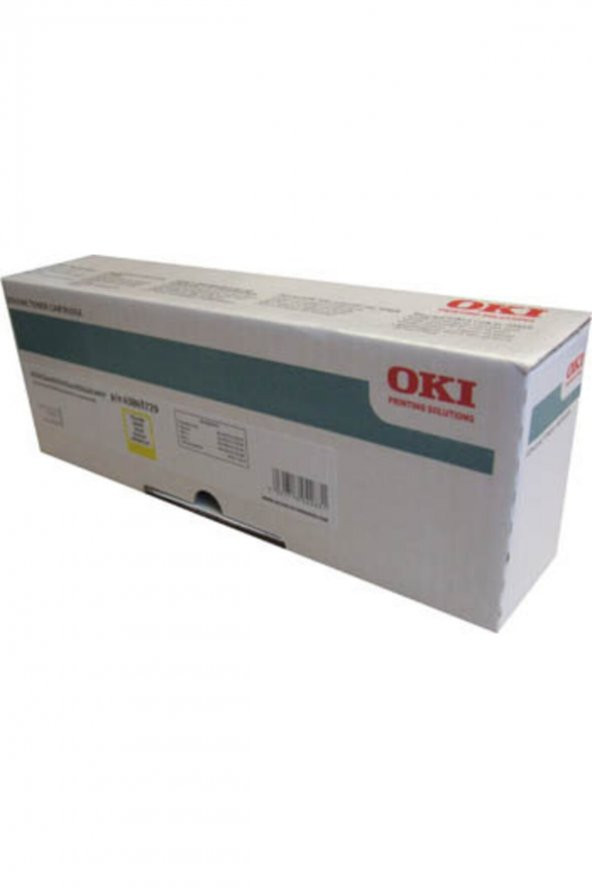 OKI ES5460 43865729 SARI ORJİNAL TONER ürün görseli 1