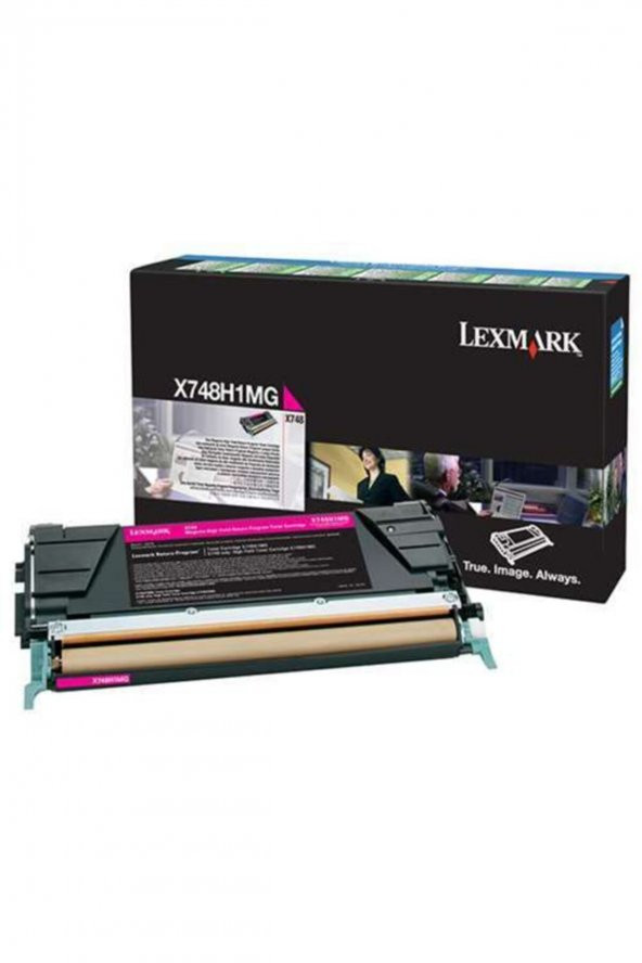 LEXMARK X748H1MG KIRMIZI ORJİNAL TONER Yüksek Kapasite 10.000 Sayfa ürün görseli 1