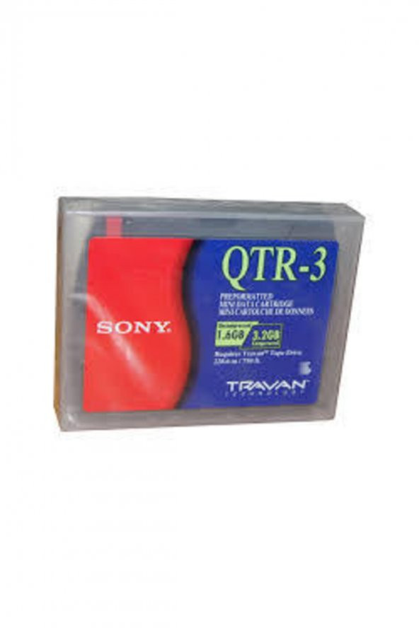 SONY QTR-3 1,6 GB / 3,2 GB Travan DATA KARTUŞU ürün görseli 1