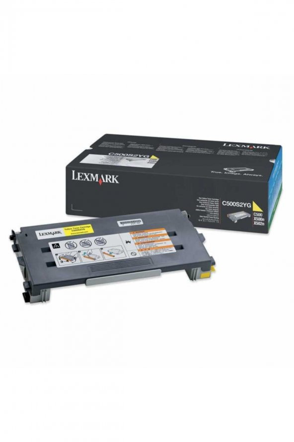 LEXMARK C500S2YG SARI TONER - LEXMARK C500N YAZICI TONERİ ürün görseli 1