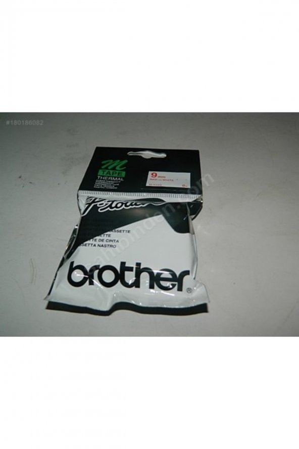 BROTHER M-K233 Beyaz Üzerine Mavi P-Touch Etiket 12mm PT-55 / PT-60 / PT-80 ürün görseli 1