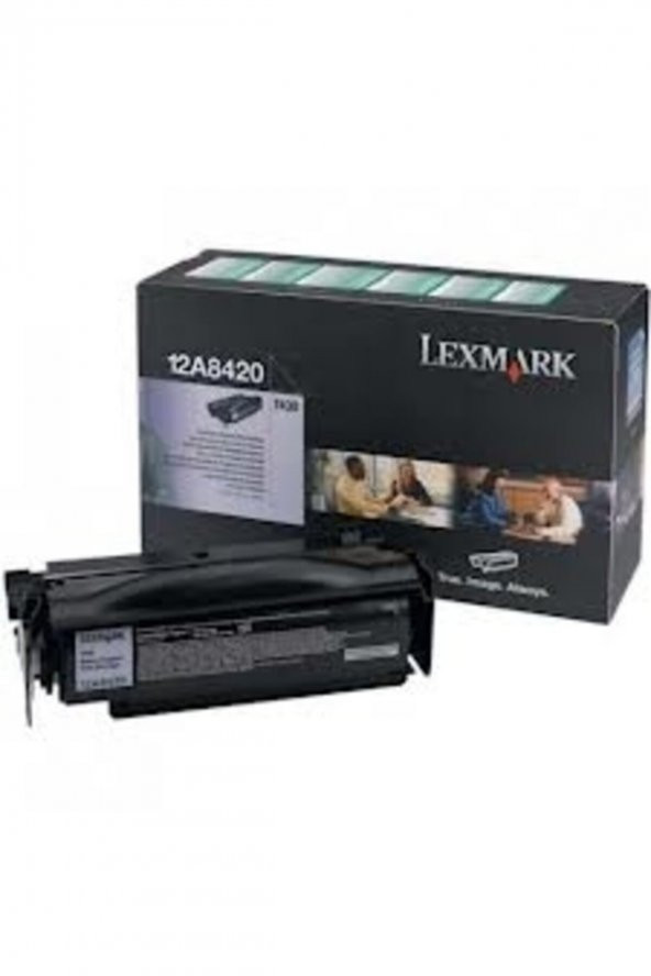 LEXMARK T430 12A8420 ORJİNAL SİYAH TONER ürün görseli 1