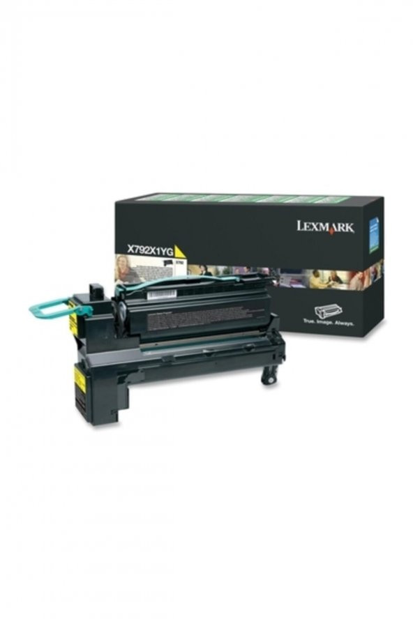 LEXMARK X792X1YG SARI ORJİNAL TONER 20.000 Sayfa ürün görseli 1