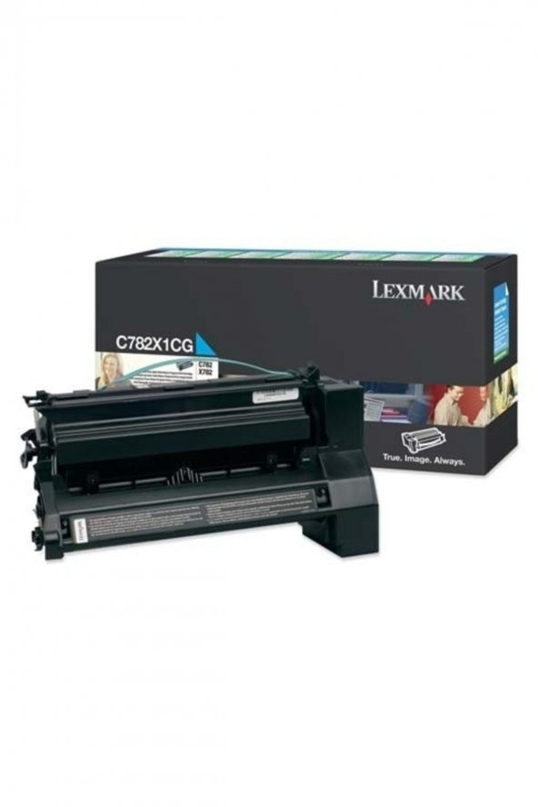 LEXMARK C782X1CG MAVİ ORJİNAL TONER C782 / X782e 15.000 Sayfa ürün görseli 1