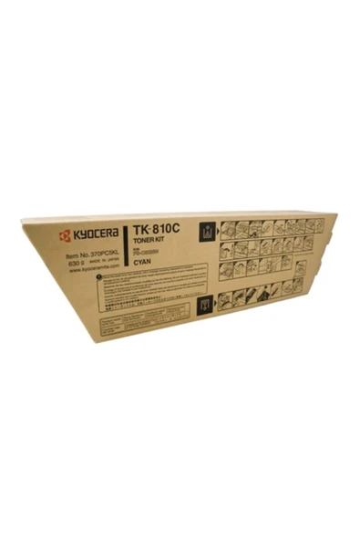 KYOCERA TK-810C MAVİ ORJİNAL TONER - FS-C8026 Serisi ürün görseli 1