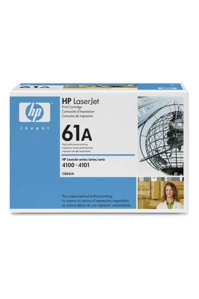 HP C8061A (61A) SİYAH ORJİNAL TONER - HP LASERJET 4100 YAZICI TONERİ (B) ürün görseli 1