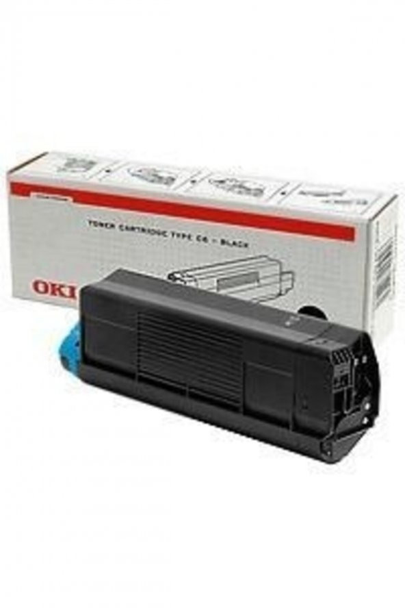 OKI 42127408 TYPE C6 SİYAH TONER - OKI C5100/C5200/C5300/C5400 TONERİ ürün görseli 1