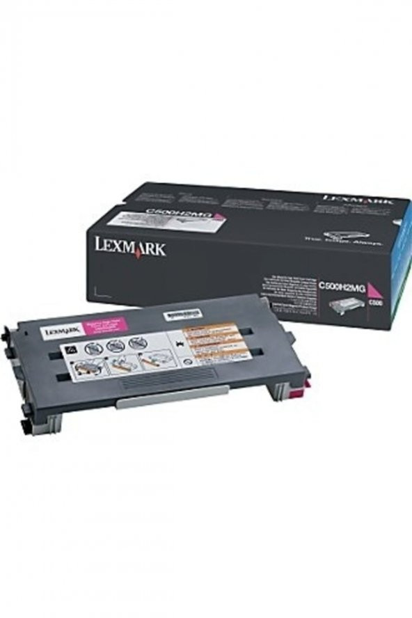 LEXMARK C500H2MG KIRMIZI TONER - Lexmark C500N TONERİ ürün görseli 1