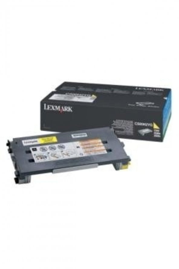 LEXMARK C500H2YG SARI TONER - LEXMARK C500N YAZICI TONERİ ürün görseli 1
