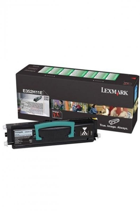 LEXMARK E352H11E SİYAH ORJİNAL TONER - LEXMARK E350 - E352 TONERİ ürün görseli 1