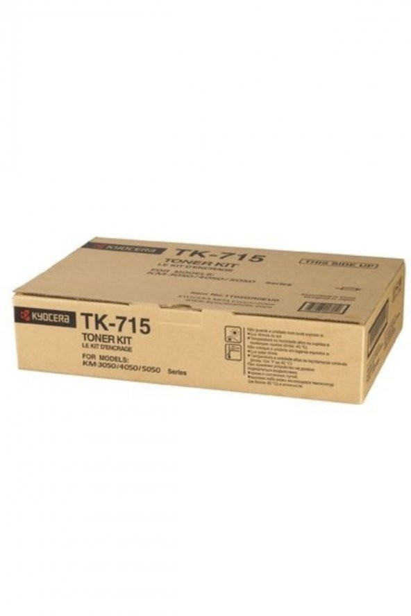 Kyocera TK-715 Siyah Orjinal Toner KM-3050/KM-4050/KM-5050 ürün görseli 1